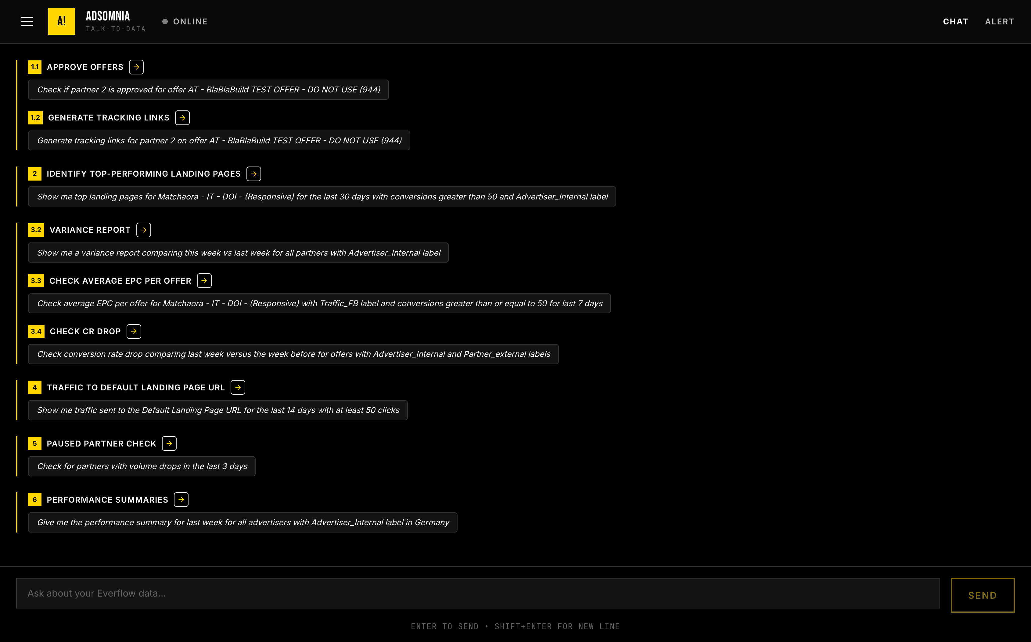 Van handmatige Everflow-rapportages naar conversational besluitvorming & proactieve alerting